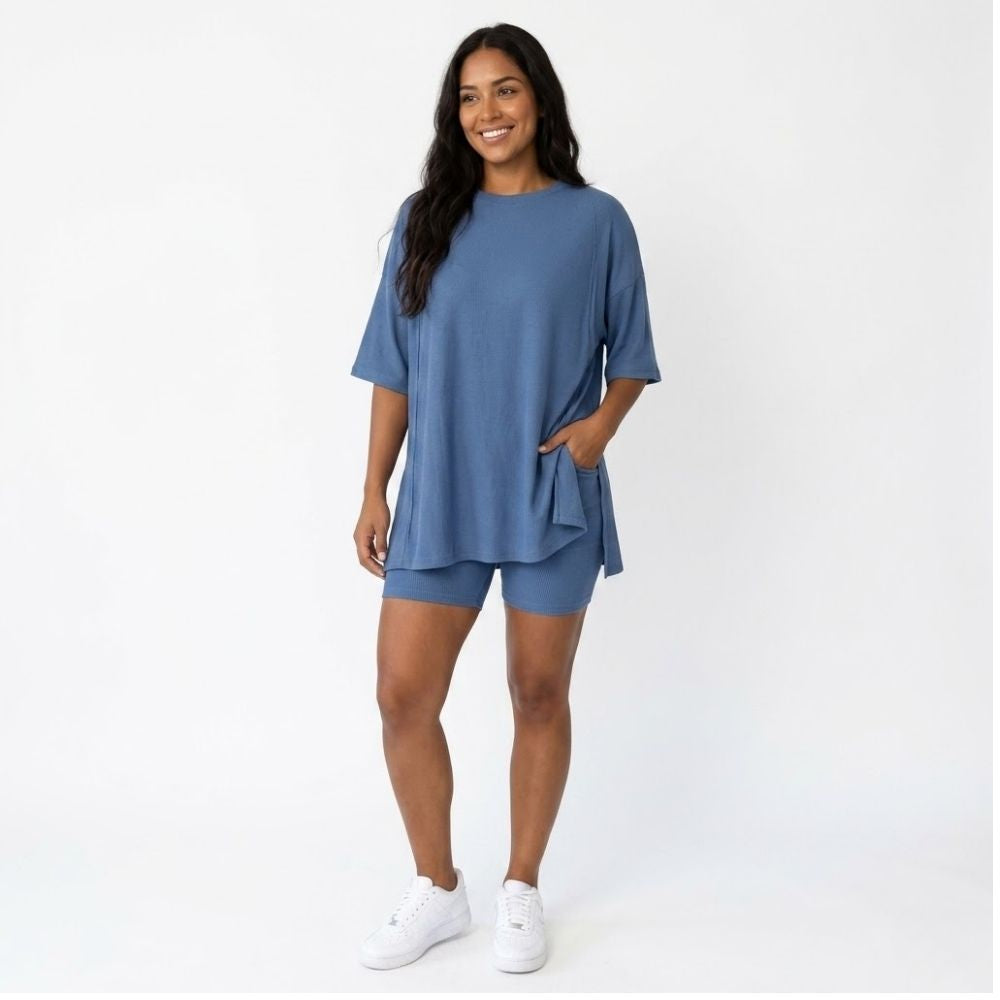 Aisa Oversized Tee Set