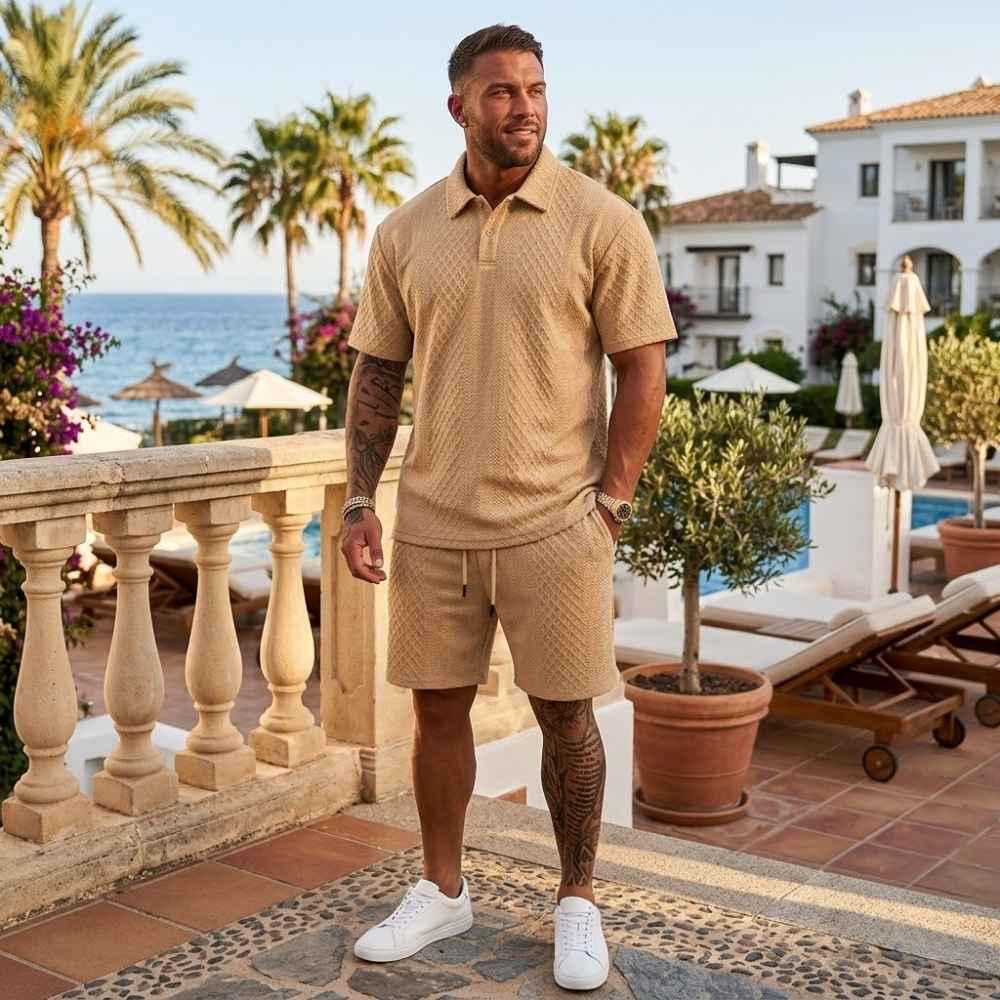 Aisa Men's Polo Set