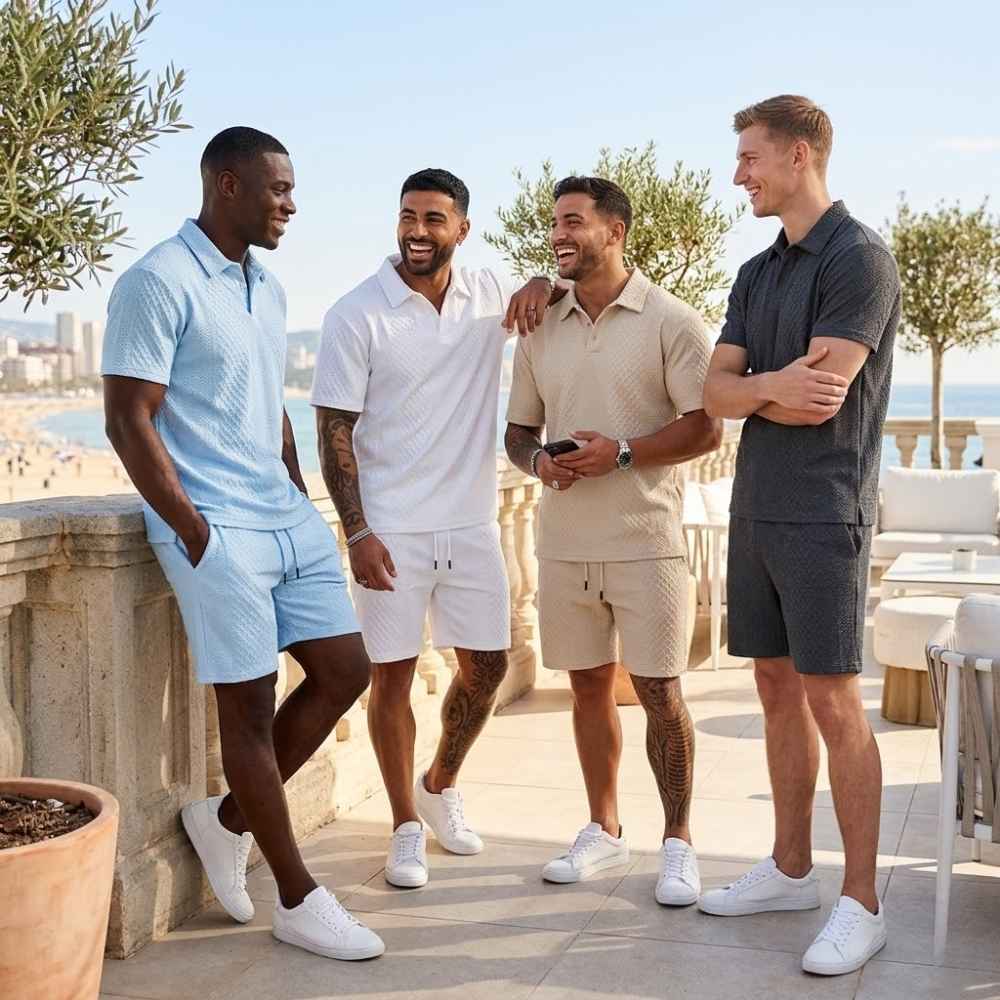Aisa Men's Polo Set