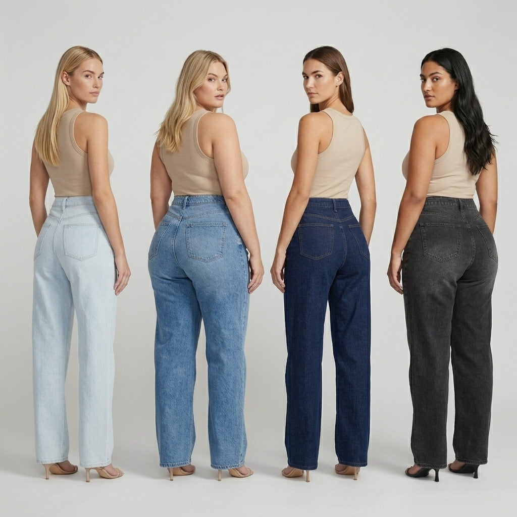 AuraCurve BBL Jeans – The Sculpting Wide-Leg Jean