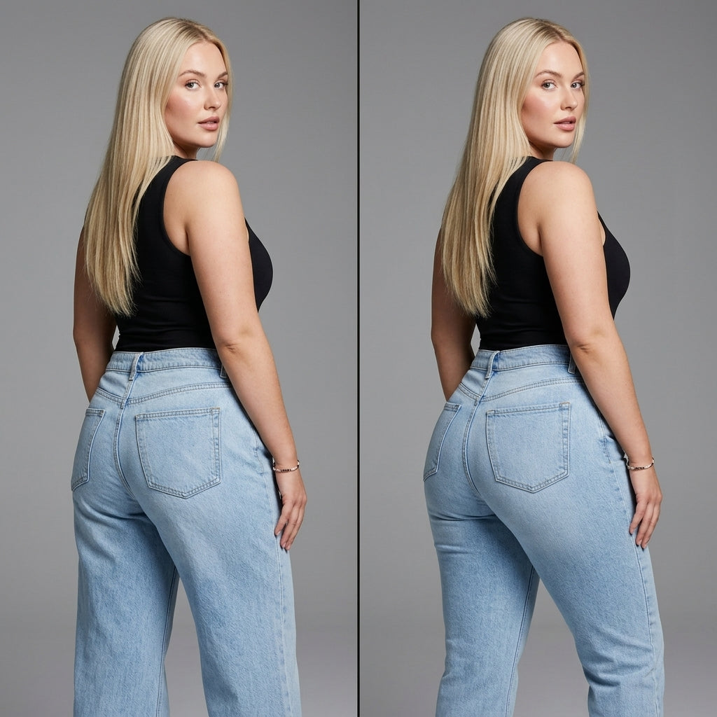 AuraCurve BBL Jeans – The Sculpting Wide-Leg Jean