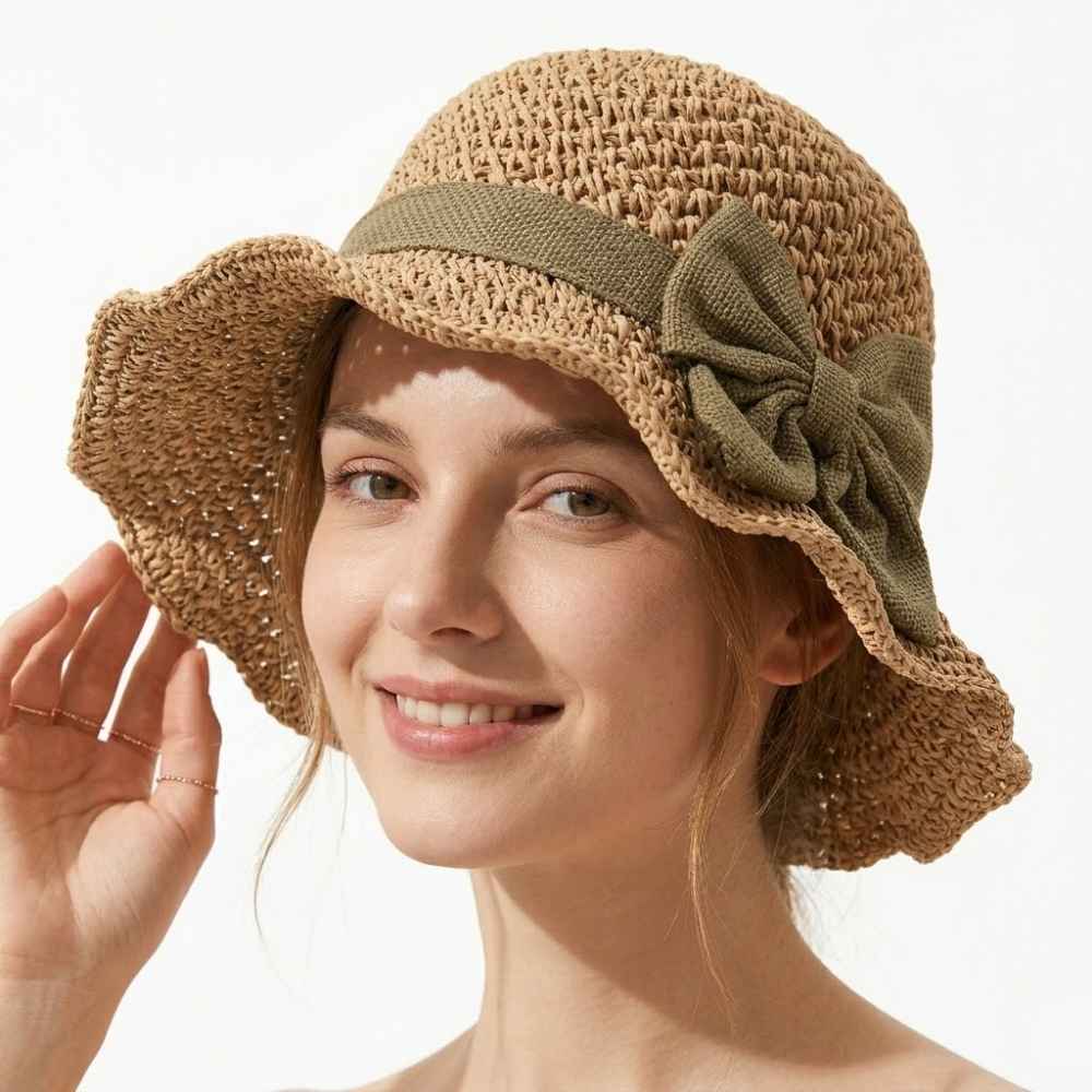 Aisa Riviera Summer Straw Hat
