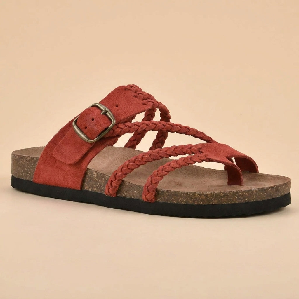 Sandalia Aisa Salcombe color Rojo